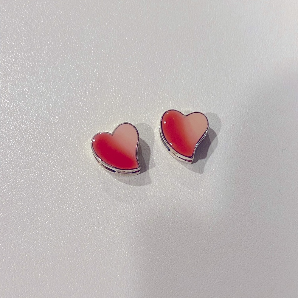 Pandora red heart charms
